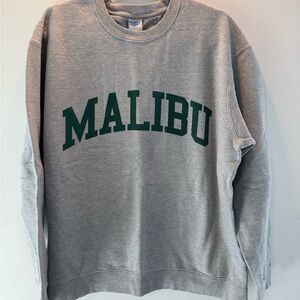 Malibu Gray & Green Sweatshirt